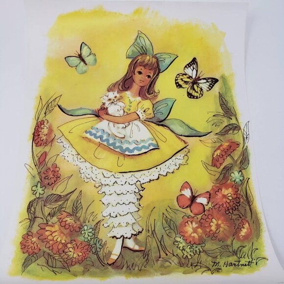 Set of 4 Art 1971 Lithograph Poster Prints SCAFA Tornabene 14x11 Harnett Girls - Picture 4 of 8